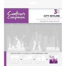 Crafters Companion - 3D Layering Stencil Skyline